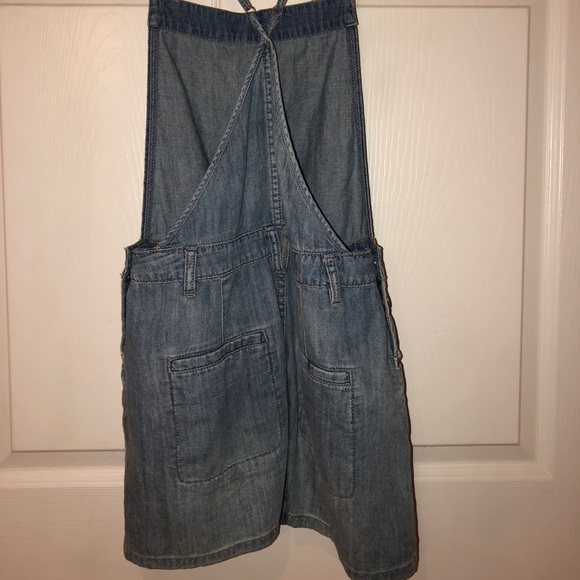 Free People Savannah chambray jumper dress - Picture 5 of 7